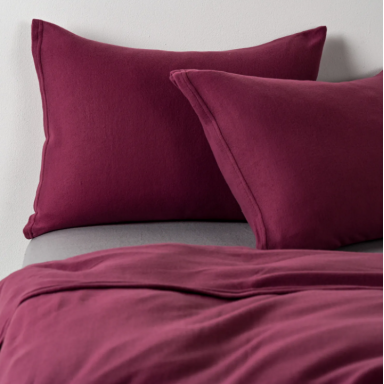 Juego de Sábanas de Polar Liso Guinda AF Cannon Sábanas