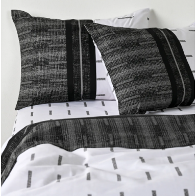 Juego de Sábanas 144 Hilos AF Vias Negro, Cannon Sábanas