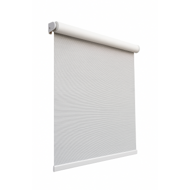 Cortina Roller Blackout Gris Jaspeado Biancobelo Cortinas