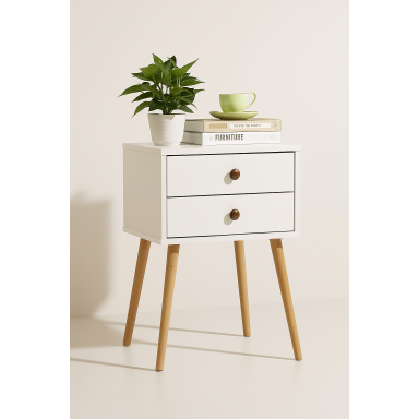 Velador Doble Eames White Veladores