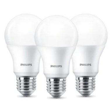 Ampolleta LED Philips EcoHome 9W E27 (CAJA 3U) Iluminación