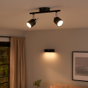 Aplique Techo Philips Spot Meranti 2x35W Negro Iluminación