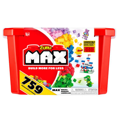 Set 759 Bloques Max en Balde – Juego de Construcción Juguetes