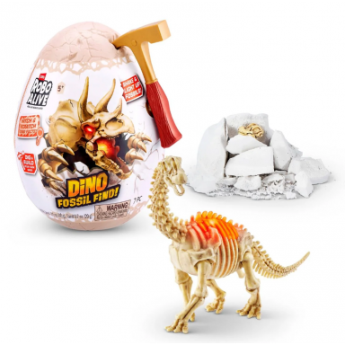 Mini Huevo Robo Alive con Fósil de Dinosaurio – ZURU Juguetes