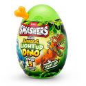 Mini Huevo Smashers Jurassic con Luces de ZURU – Juguete Interactivo de Excavación y Construcción de Dinosaurios Juguetes