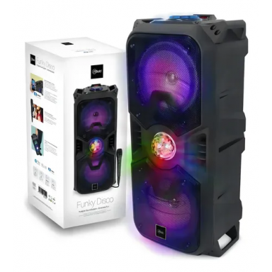 Parlante Karaoke Funky Disco 3000 W Bluetooth con Micrófono MLAB Inicio