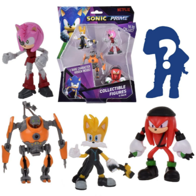 Pack 5 Figuras Sonic de 7 cm Juguetes