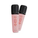 Karaoke My Lil First Singer Con Luz RGB 2 Micrófonos Inalámbricos Pink MLAB Inicio