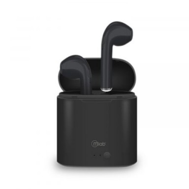 Air Charge Touch Negro – Bluetooth 5.3, In-Ear y Estuche Carga MLAB Inicio