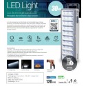 Lámpara de Emergencia Powerlab 30 LED 5 W – Batería Recargable y Encendido Automático Inicio