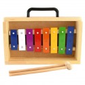 Metalófono Nutech 8 Notas Coloreadas – Instrumento Infantil Didáctico Inicio