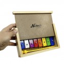 Metalófono Nutech 8 Notas Coloreadas – Instrumento Infantil Didáctico Inicio