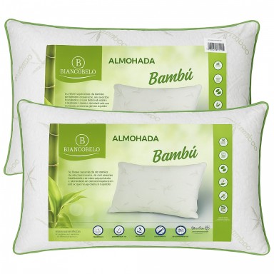 Almohadas de bambu. Pack 2 unidades Almohadas