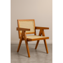 Silla Chandigarh Rattan - Madera Sillas de Comedor