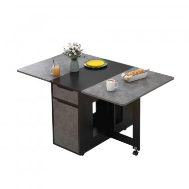 Comedor plegable Nordico Gris para 4 personas Inicio