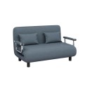 Sofa Cama Extendible 2 plazas Azul Linen Sofás