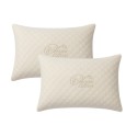 Pack 2 Fundas de Almohada Biancobelo Algodón Orgánico Almohadas