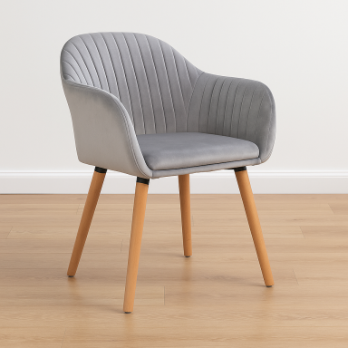 Butaca sitial poltrona diamante Gris Sillas Modernas Tipo Eames DSW