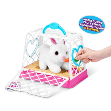 Mama y Bebé Conejo Sorpresa Pets Alive de Zuru Juguetes