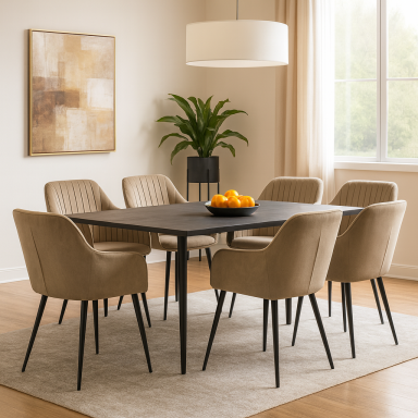Pack 2 Butacas modelo Chicago Velvet Sillas Modernas Tipo Eames DSW