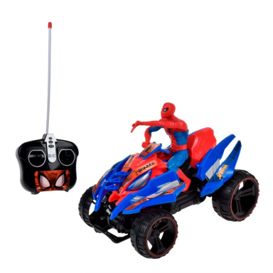 Cuatrimoto R/C con Figura Spiderman Inicio