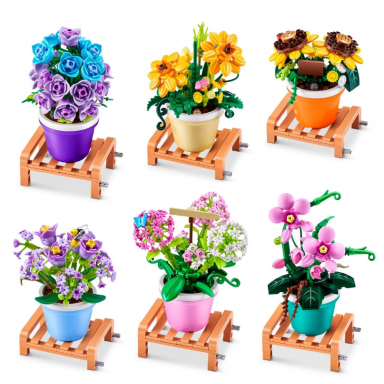 Set Bloques Garden Max - Con Diferentes Modelos De Piezas Juguetes