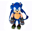 Mochila Peluche Sonic 30cm Juguetes