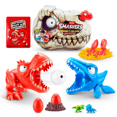 Set De Batalla T-Rex Smashers Dino Island Juguetes