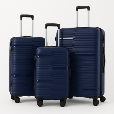 Juego de Maletas Rigidas Duraline Azul Maletas