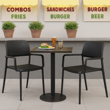 Silla Comedor o Terraza Alto Trafico Denver Sillas