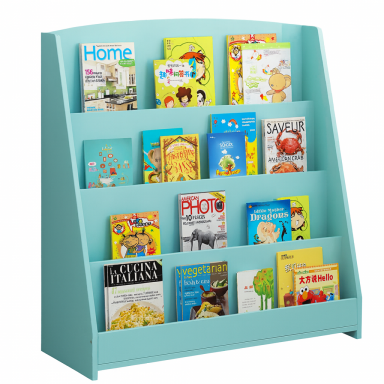 Estanteria librero para niños azul Niños