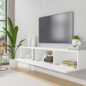 Rack TV Flotante Napoles Blanco Racks TV