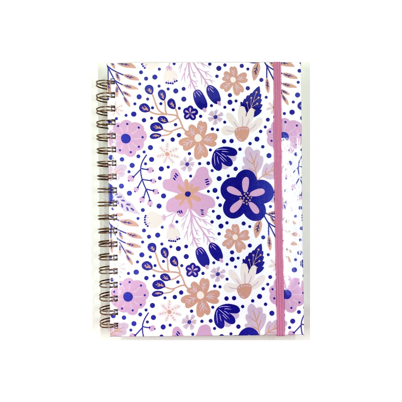 Planner Full Flores Moradas Inicio