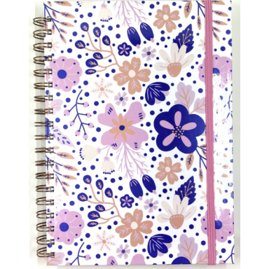 Planner Full Flores Moradas Inicio
