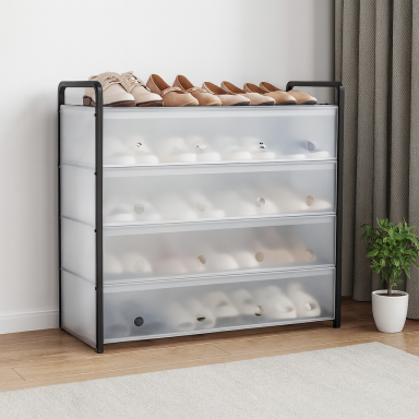 Rack de zapatos a prueba de polvo Zapateros