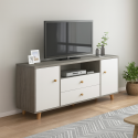 Rack Para TV White&Silver Racks TV
