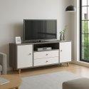 Rack Para TV White&Silver Racks TV