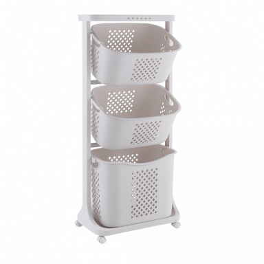 Cesta Ropa 3 Capas Organización