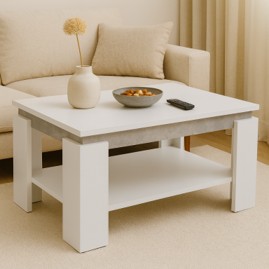 Mesa De Centro Oslo Blanca Mesas de Centro