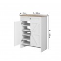 Mueble zapatero para 22 zapatos Zapateros
