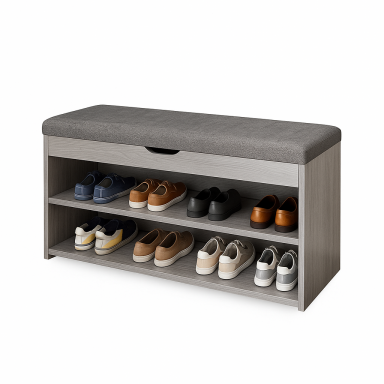 Zapatero cojin 2 niveles gris Zapateros