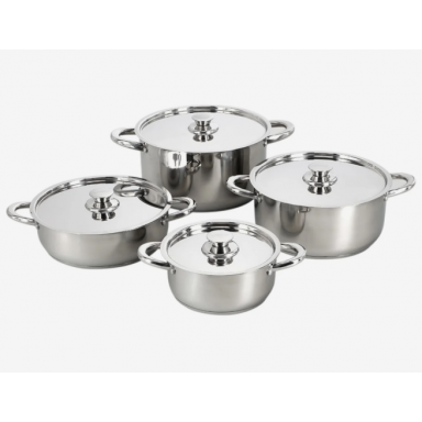 Batería de Cocina Wens 470-8SS 8 Piezas de Acero Inoxidable Premium Cocina