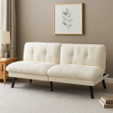 Sofá cama Somiya color crema Sofás