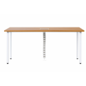 Mesa de Reunión con Pasacables Natura Blanca 220x120cm Escritorios