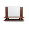 Panel TV 50" Home Nova Madera Oscura Racks TV