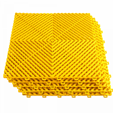 Piso Encastrable Plástico Garaje Autolavado Taller Detailing caja 6 unidades Amarillo Herramientas