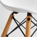 Pack 4 Sillas Eames DSW blancas Inicio
