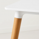 Mesa Eames rectangular color blanco Inicio