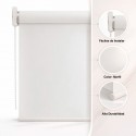 Cortina Roller Traslucida Marfil. Marca Volgen Cortinas