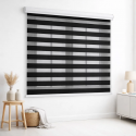 Cortina Roller Duo Negra Biancobelo Cortinas